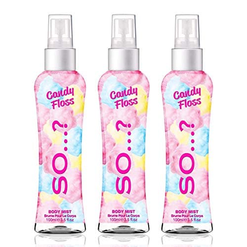 Image of Body Mist By So…? Womens Candy Floss Body Mist Fragrance Spray 100ml Bundle (3 Pack)