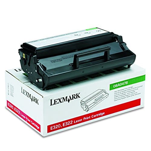 Image of Lexmark 08A0478 Optra E E320/320/322/E322/E322N black laser toner cartridge