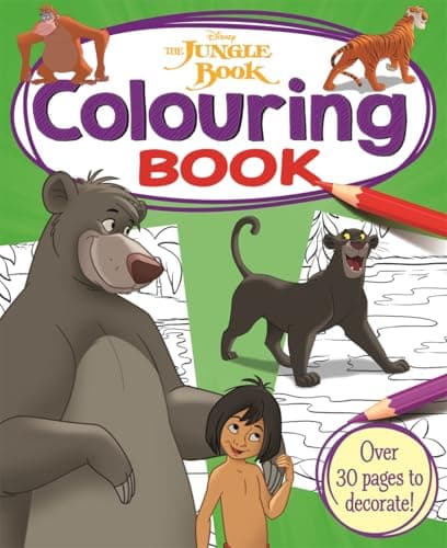 Image of Disney The Jungle Book: Colouring Book (Simply Colouring Disney)