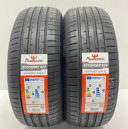 Image of 2 X 205 55 17 POWERTRAC ECOSPORT 205/55ZR17 95W XL EXTRA LOAD M+S TYRES 2055517