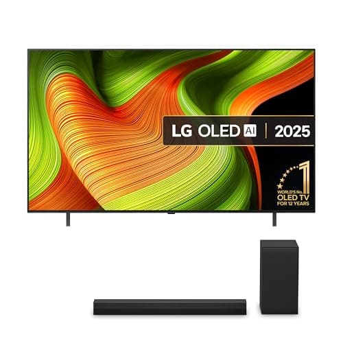 Image of LG OLED65B56LA 65-Inch OLED AI 4K UHD Smart TV bundle with US40T Bluetooth Soundbar 2.1 Channel (Wireless Subwoofer)