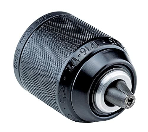 Image of Keyless Drill Chuck Extra-RV50-13, Röhm 1322451, Mount 1/2"-20, Clamping Capacity 1.5-13 with Radial Locking, Metal Design, with Through-Hole