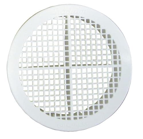 Image of Stadium BM406W 76mm (3") Round Soffit Vents - White - Pack of 10