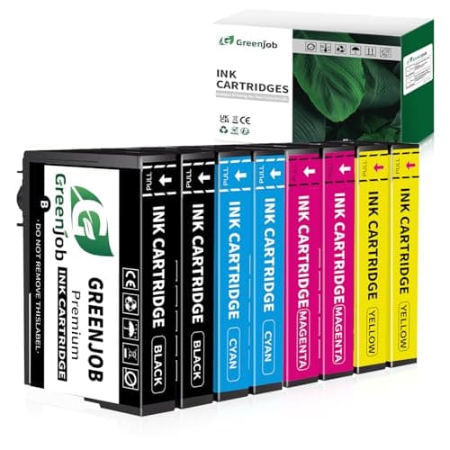 Image of Greenjob Compatible 604XL Ink Cartridge Replacement for Epson 604 Ink Cartridges Multipack Compatible with Expression Home XP-2200 XP-2205 XP-3200 XP-3205 XP-4200 XP-4205 WF-2910 WF-2930 (8-Pack)