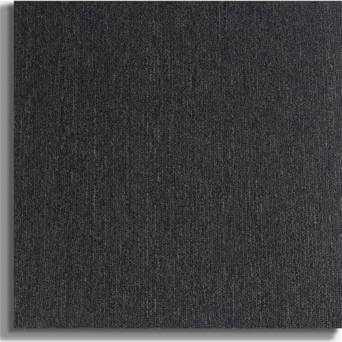 Image of Carpet Tiles 50x50 cm 20 Pack 5 Square Meters for Home Office Living Room Bedroom Commercial Floor (Black)