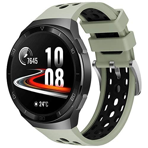 Image of Songsier Strap Compatible with Huawei Watch GT2e, Sport Waterproof Soft Silicone Replacement Strap Bracelet Band Only for Huawei Watch GT2e