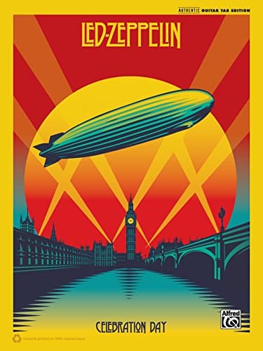 Image of Led Zeppelin: Celebration Day: Authentic Guitar TAB Sheet Music Songbook Collection (Authentic Guitar Tab Edition)