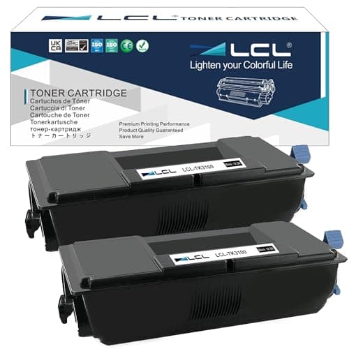 Image of LCL Compatible Toner Cartridge TK3100K TK3100 TK-3100 1T02MS0NL0 12500Pages (2 Black) Replacement for Kyocera ECOSYS FS-2100D FS-2100DN FS-4100DN FS-4200DN FS-4300DN M3040DN M3540DN