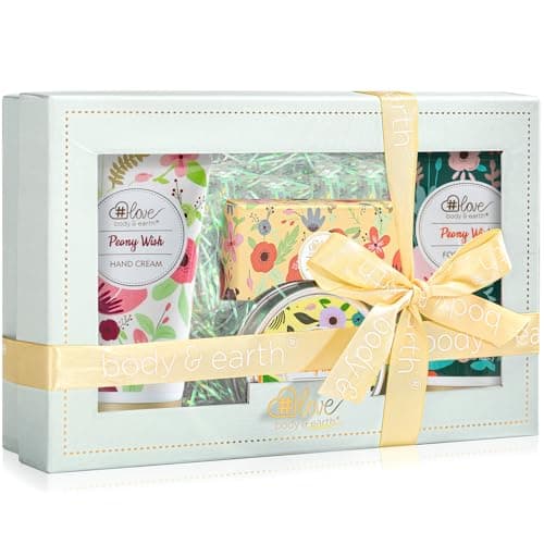 Image of Hand Cream Gift Set-4 Pack Rose Scent Hand Cream Gifts for Women Include Hand lotion, Foot Cream, Soap, Scented Candles, Birthday Gifts for Her,Valentine's Mothers Day Christmas Gifts