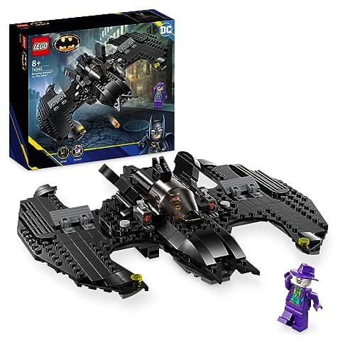 Image of LEGO DC Batwing: Batman vs. The Joker Set, Iconic Aeroplane Toy from 1989 Film with 2 Minifigures, Classic Super Hero Playset, Birthday Gift Idea for Kids, Boys, Girls 76265