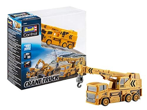 Image of Revell Control 23497 Mini RC Crane Truck Plastic Model Kit, Yellow