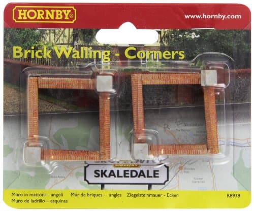 Image of Hornby R8978 Skaledale 00 Gauge Brick Walling - Corners