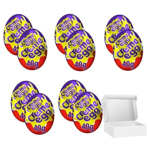 Image of Creme Egg 40g with Gift Box - Milk Chocolate Egg with a Soft Fondant Centre (20 Eggs)