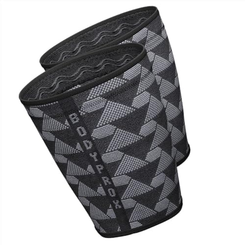 Image of Bodyprox Thigh Compression Sleeve (1 Pair), Adjustable Hamstring Compression Sleeve for Men and Women (L)