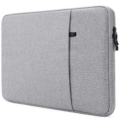 Image of NIDOO 14 Inch Laptop Sleeve Case Protective Bag Cover for 14" MacBook Pro M4/ Surface Laptop Studio 2/ ThinkBook 14/ ThinkPad L14 E14 T14s T14 P14s/ IdeaPad Slim/Pro 5/ Yoga 7 9i/ XPS 14, Grey