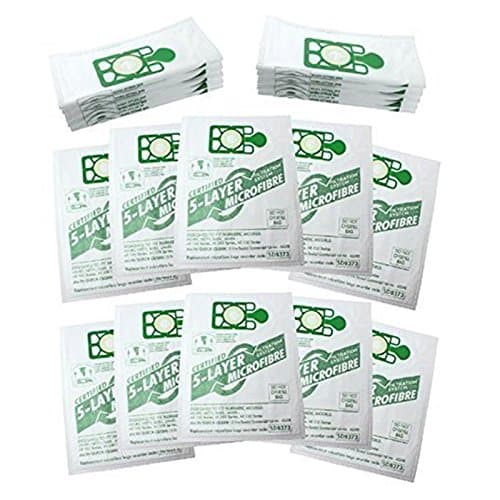 Image of Masterpart Microfibre Vacuum Bags For Numatic Henry HVR160 HVR200 Vacuum Cleaners (Pack of 20)