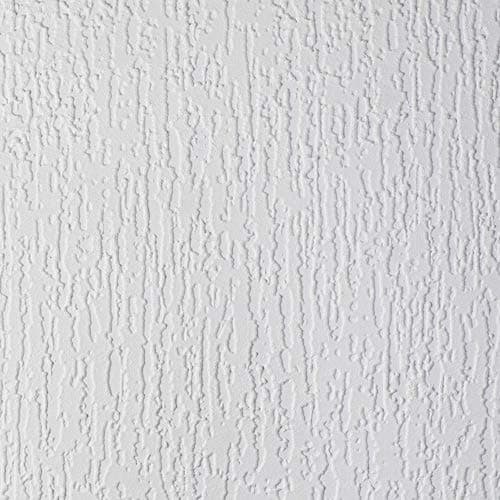 Image of Anaglypta Sherwood White Paintable Stripe Wallpaper Vinyl Embossed Textured