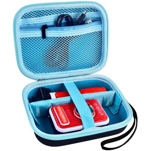 Image of Kids Camera Case for VTech KidiZoom Creator Cam HD Video Camera/ for KODAK Printomatic Digital Instant Print Cameras Toys, Carrying Storage Organizer Bag Also Holds Tripod Accessories(Box Only-Black