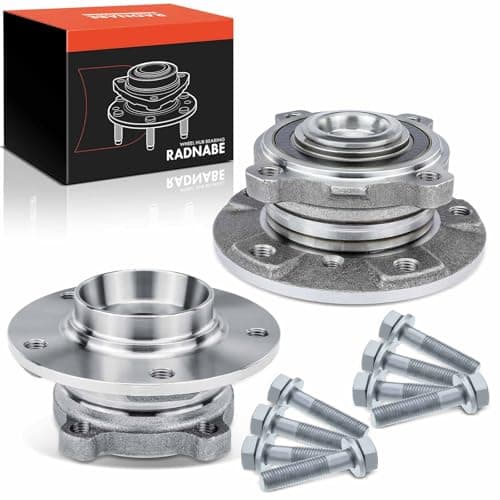 Image of Frankberg 2x Wheel Bearing Hub Wheel Hub Front Left Right Compatible with 5 Series E60 E61 520 523 525 530 535 540 545 550 2001-2010 6er E63 E64 630 635 645 650 2004-2010 Replace# 31226765601