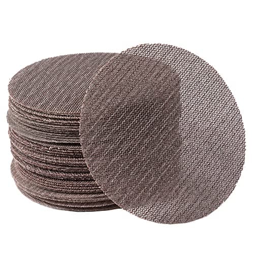 Image of UPWOOD 50PCS 125mm 5 Inch Mesh Sanding Discs 80 Grit Hook & Loop, Dust Free Anti-Blocking Net Sandpaper Sheets for Car Body, Wood, Metal, Plastic, Paint, Adapts to All 125 mm Sander Grinder Polisher