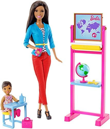 Image of Barbie Careers Teacher Nikki Doll and Playset