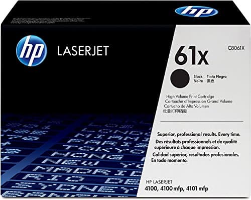 Image of HP 61X - High Yield - black - original - LaserJet - toner cartridge ( C8061X )