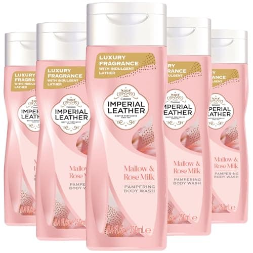 Image of Imperial Leather Bodywash Shower Gel Mallow & Rose 250ml Pack of 6 | Luxurious Moisturizing Shower Cream for Soft Skin | Long Lasting Fragrance Bath & Body Care