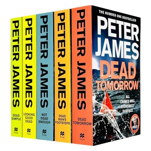 Image of Roy Grace Series Books 1-5 Collection Set by Peter James (Dead Simple, Looking Good Dead, Not Dead Enough, Dead Man's Footsteps, Dead Tomorrow)
