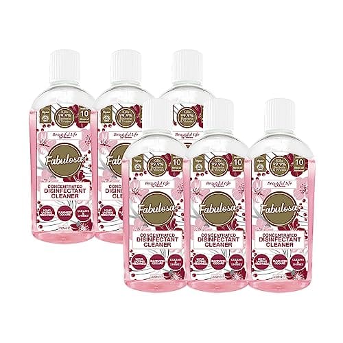 Image of Fabulosa 4 in 1 Concentrated Antibacterial Disinfectant All Purpose Cleaner, 220ml, 6 pack, Beautiful Life