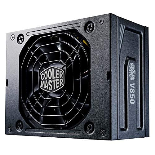 Image of Cooler Master V850 SFX Gold, UK Plug - 850W 80 PLUS Gold, Fully Modular Power Supply Unit, SFF/mini-ITX PSU, Semi-Fanless Mode, SFX-to-ATX Bracket, 10 Year Warranty, Black Edition, Quiet 92 mm FDB Fan