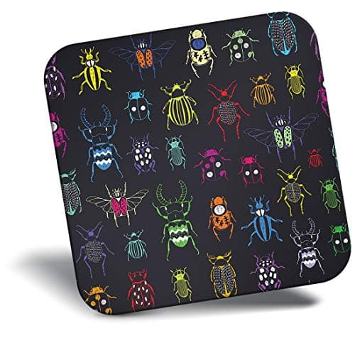 Image of Destination Vinyl ltd Fridge Magnet - Colorful Beetles Bugs Insect 15922