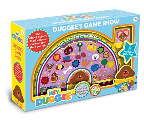 Image of Hey Duggee HD24 Game Show Toy For Kids - Helps Child Development, Learning, Listening, Character, Object and Colour Recognition, Cognition and Motor Skills, 3+ Years,Multicolor,Small