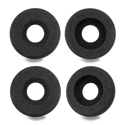 Image of Ear Cushions for Plantronics Headset, Replacement Headphone Pads Covers Ear Pads for Plantronics HW261N HW251N HW520 Blackwire 3210 3220 3310 3320 C3225 Jabra PRO 920 930 9450 Biz 2300 2400 (4 Pack)