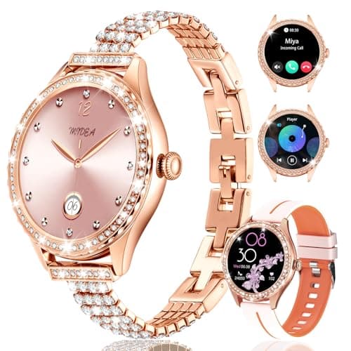 Image of Homailida Smart Watches for Women - Make/Answer Call, 1.32" Waterproof Fitness Watch with Heart Rate Sleep Monitor, 100+ Sports Modes Activity Tracker, Step Counter Smartwatch for iOS Android