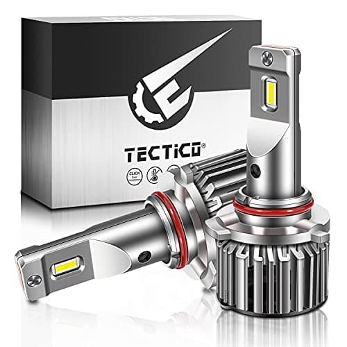 Image of TECTICO HB3 9005 / HB4 9006 LED Headlight Bulb 6500K White 7000LM Ultra Bright Error Free Mini Upgrade Bulbs , 2 Lamps