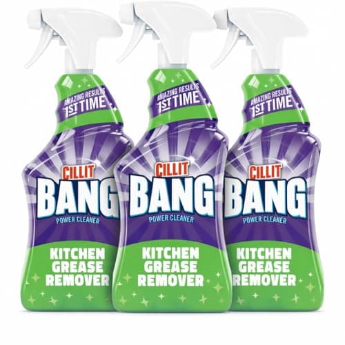 Image of Cillit Bang Kitchen Grease Remover | Removes up to 100% of burnt-on grease | 3x 750ml