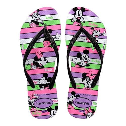 Image of Havaianas Slim Disney (Mini Me) Girls FlipFlop Prisma Purple 12/13 UK Child