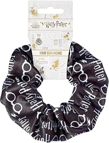 Image of Official Harry Potter Logo Hair Scrunchie by The Carat Shop