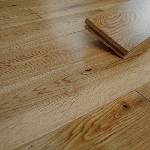 Image of Solid Oak Wood Flooring, 18 x 90 x RL (mm), UV Lacquered **SAMPLE**