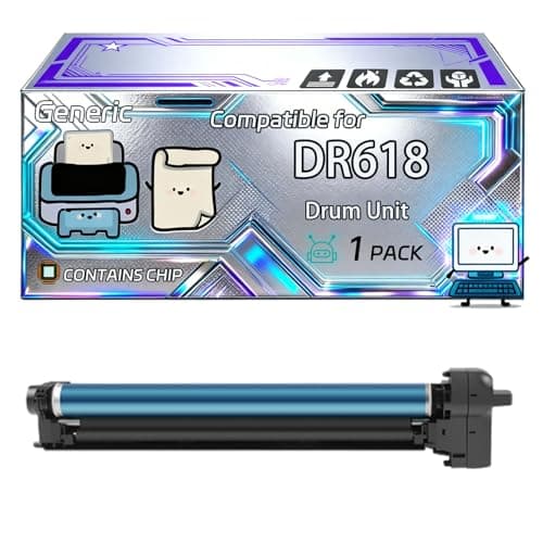 Image of DR618 Drum Unit Compatible for Konica Minolta AccurioPrint C 750 i C 751 i Printers, With Chip, 80000 Pages, Vibrant Colours (1 Pack Cyan)