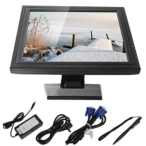 Image of Standard LED Monitor 17 inch Touch Screen LED Display 1280 x 1024 POS USB LCD Touch Screen for Retail, Point of Sale (POS), VOD Systems and Hospitality Applications Compatible with Windows 7/8/10