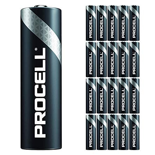 Image of 20 Pack - Duracell Procell AA Batteries | 1.5V Industrial Power Alkaline Battery | Home or Office Use | Car Air Freshener Promo Pack | Reliable Long Lasting Power