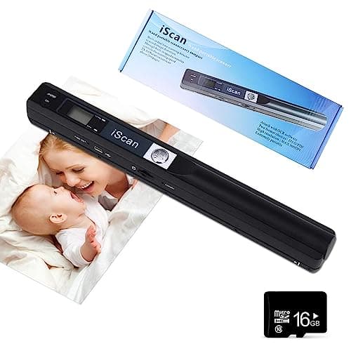 Image of Youool A4 Portable USB Scanner - Handheld Color Document Scanner With 900 DPI Resolution, JPG/PDF Format, 16GB TF Card Included