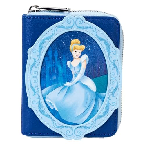 Image of Loungefly Disney Cinderella 75th Anniversary Zip Around Wallet