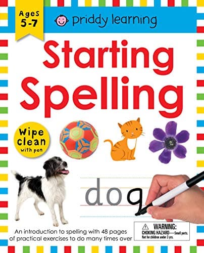 Image of Wipe Clean Workbook: Starting Spelling: An Introduction to Spelling with 48 Pages of Practical Exercises to Do Again and Again