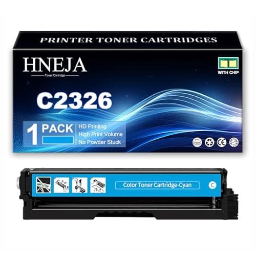 Image of C2326 Toner Cartridge, Compatible 24B7502 24B7499 24B7500 24B7501 Toner Cartridges for Lexmark C2326 XC2326 Printer,Cyan-1 Pack