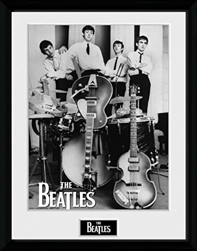 Image of GB eye The Beatles Instruments 30 x 40cm Framed Collector Print