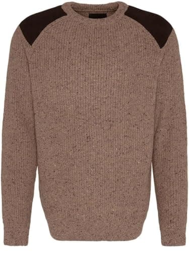 Image of Barbour Raisthorpe Lambswool Pullover Beige – Men's – Clothing – Fashion, beige, XXL