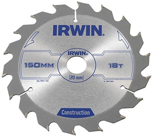 Image of IRWIN IRW1897089 150 x 20mm 18-Teeth Circular Saw Blade with ATB Tooth Grind