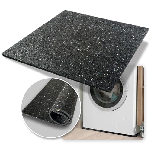 Image of UK Anti-Vibration Washing Machine Mat 60cm x 60cm Easily Cut to Size, Odorless Anti-Slip mat Eco Friendly quality assured